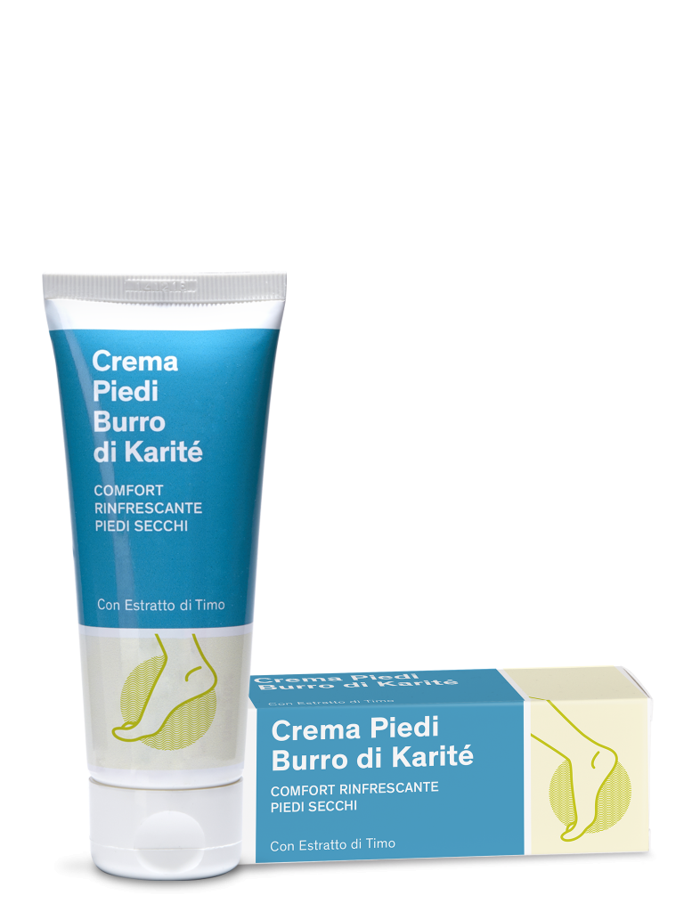 Crema Piedi Burro di Karité COMFORT RINFRESCANTE PIEDI SECCHI