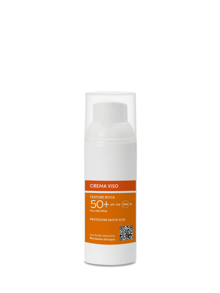 CREMA VISO SPF 50+ TEXTURE RICCA ​​PROTEZIONE MOLTO ALTA