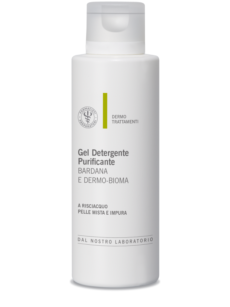 Gel detergente purificante BARDANA E DERMO-BIOMA