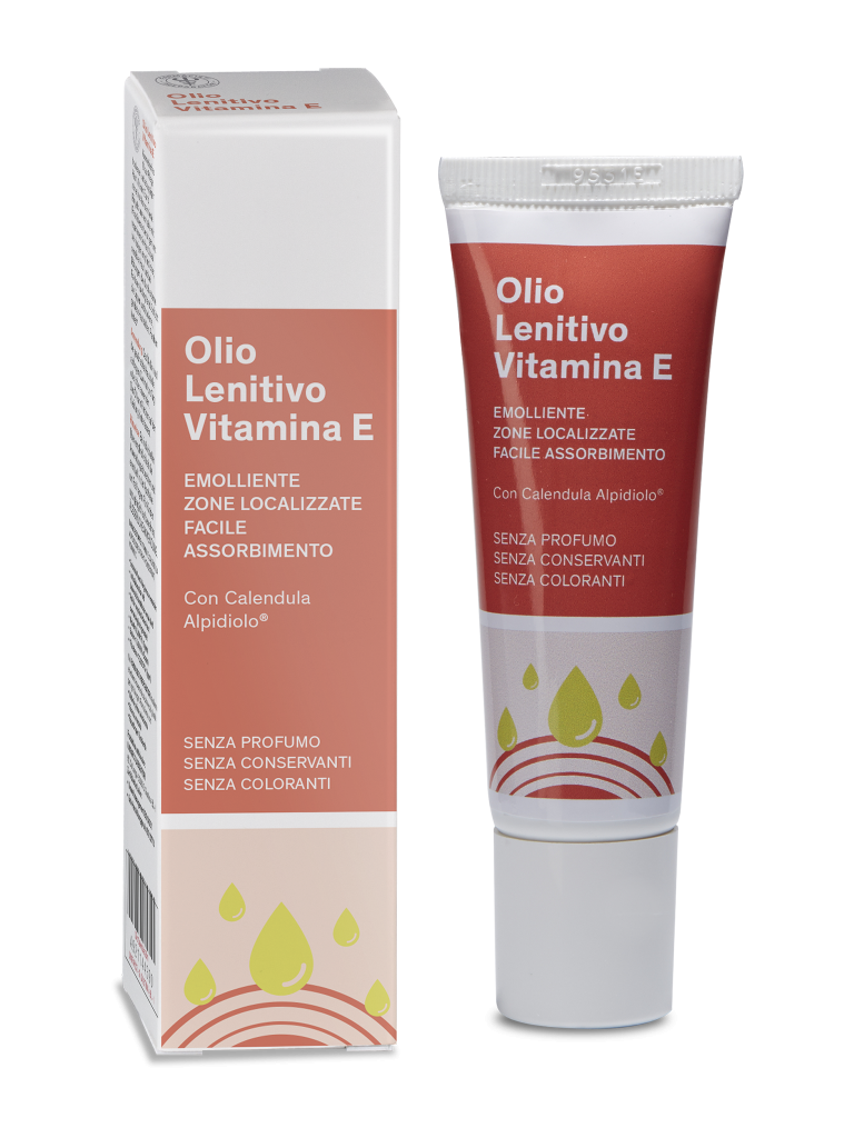 Olio Lenitivo Vitamina E EMOLLIENTE ZONE LOCALIZZATE CON CALENDULA ALPIDIOLO®