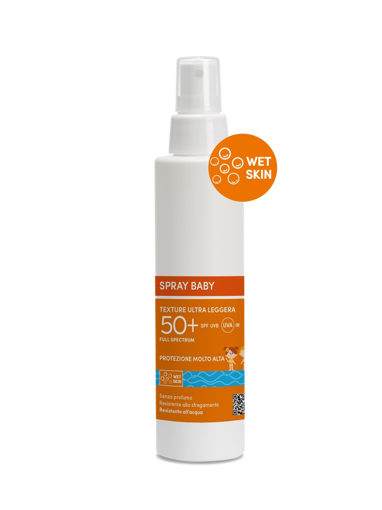 SPRAY BABY SPF 50+ TEXTURE ULTRA LEGGERA ​​PROTEZIONE MOLTO ALTA