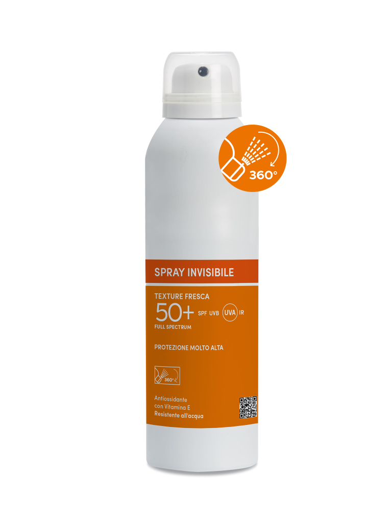 SPRAY INVISIBILE SPF 50+ TEXTURE FRESCA ​PROTEZIONE MOLTO ALTA