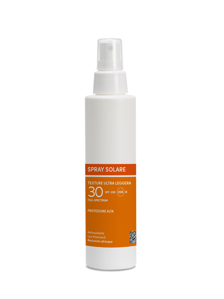 SPRAY CORPO SPF 30 TEXTURE ULTRA LEGGERA ​​​​​​PROTEZIONE ALTA