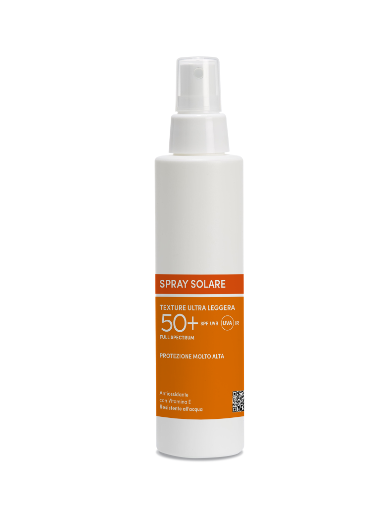 SPRAY CORPO SPF 50+ TEXTURE ULTRA LEGGERA ​​​​​​​​​​PROTEZIONE MOLTO ALTA